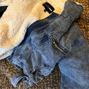 Cozy-lined Jean jacket